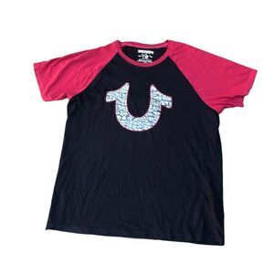 True Religion T shirt XL Cracked Horshoe